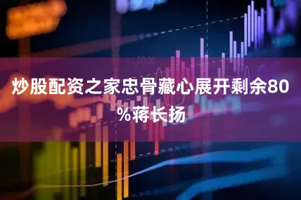 炒股配资之家忠骨藏心展开剩余80%蒋长扬