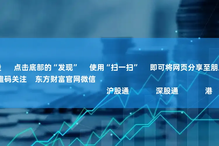 加杠杆炒股      点击底部的“发现”     使用“扫一扫”     即可将网页分享至朋友圈                            扫描二维码关注    东方财富官网微信                                                                        沪股通             深股通             港